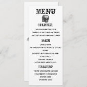 Gotische schedels Menu (Voorkant / Achterkant)