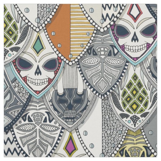 gotische schilden stof (Swatch)