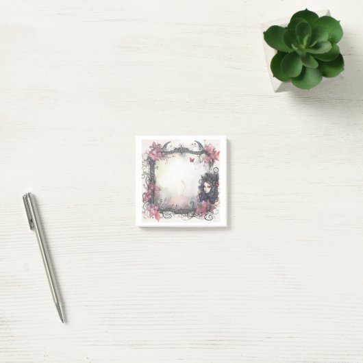 Gotische schoonheid plaknotities post-it® notes (Kantoor)
