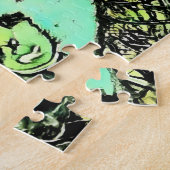 Gotische schoonheidsportret legpuzzel (Zijkant)