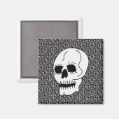 Gotische Scroll en Skull Magneet (Voorkant / Achterkant)