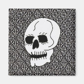 Gotische Scroll en Skull Magneet (Voorkant)