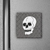Gotische Scroll en Skull Magneet