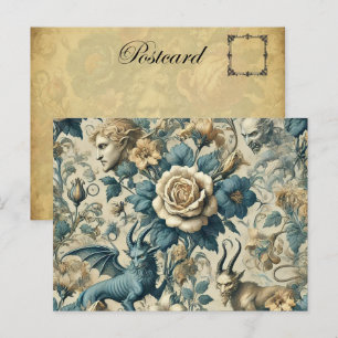 Gotische serenade - Gotisch Victoriaans Feestdagenkaart