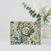 Gotische serenade - Gotisch Victoriaans Feestdagenkaart (Staand voorkant)