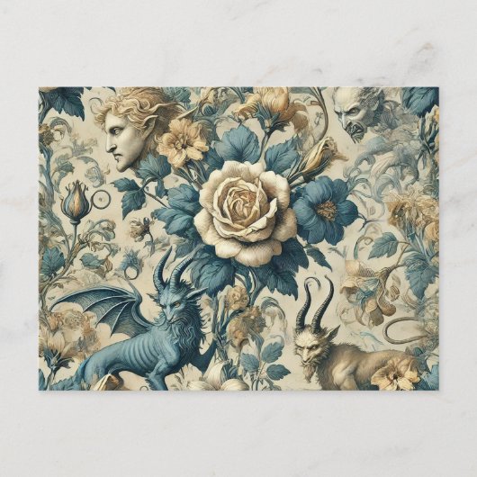 Gotische serenade - Gotisch Victoriaans Feestdagenkaart (Voorkant)