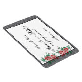 Gotische Skelet Handen Rozen Bruiloft Save the Dat Magneet (Rechterzijde)