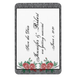 Gotische Skelet Handen Rozen Bruiloft Save the Dat Magneet