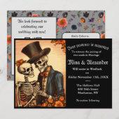 Gotische  Skelet Paar QRC (Voorkant / Achterkant)