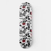 Gotische Skulls en Rozen Skateboard (Voorkant)
