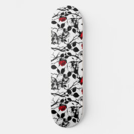 Gotische Skulls en Rozen Skateboard