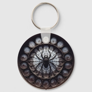 Gotische spin sleutelhanger