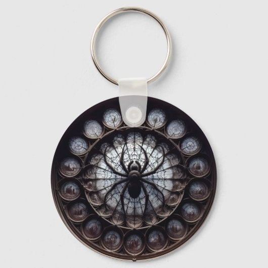 Gotische spin sleutelhanger (Achterkant)