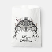 Gotische spinnenweb | Halloween Bedankzakje (Voorkant)