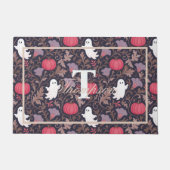 Gotische spook herfst monogram deurmat (Voorkant)