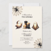 gotische spookachtige Halloween 2e verjaardag Kaart (Voorkant)