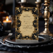   gotische spookachtige soirée kaart