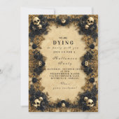   gotische spookachtige soirée kaart (Voorkant)