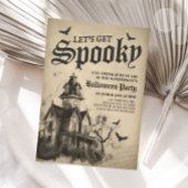  gotische spookhuis Halloween Adult Party Kaart