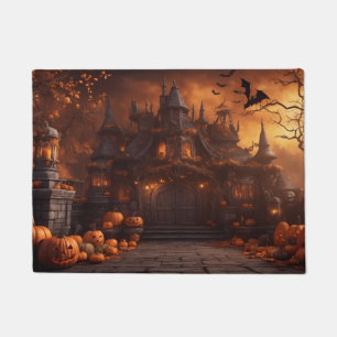 Gotische Spooky Halloween Huis Enge Mansion Deurmat
