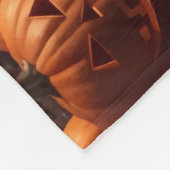 Gotische Spooky Halloween Huis Enge Mansion Fleece Deken (Hoek)