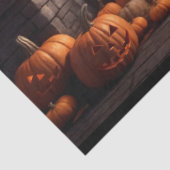 Gotische Spooky Halloween Huis Enge Mansion Tissuepapier (Detail)