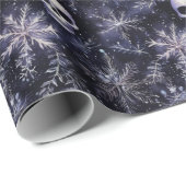 Gotische Spooky Kerstmisschedels Cadeaupapier (Rol Hoek)