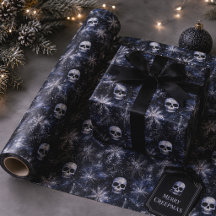 Gotische Spooky Kerstmisschedels