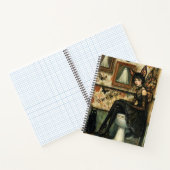  Gotische Sprookje op Toilet Halloween Custom Notitieboek (Binnen)