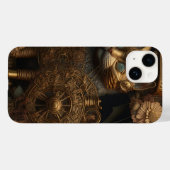 Gotische Steampunk Gouden Kat Case-Mate iPhone Case (Achterkant (horizontaal))