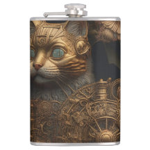 Gotische Steampunk Gouden Kat