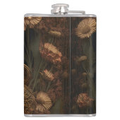 Gotische Steampunk Gouden Kat Heupfles (Achterkant)