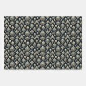 Gotische Steampunk Kerstmis Inpakpapier Vel (Voorkant 2)