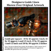 Gotische Steampunk Raaf, Lantaarn, DC2R Découpage Tissuepapier
