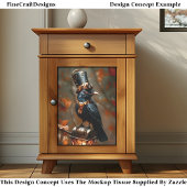 Gotische Steampunk Raven, Lantaarn, DC2R Decoupage Tissuepapier