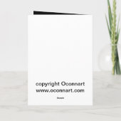 Gotische steampunk Valentijnsdag Feestdagen Kaart (Achterkant)