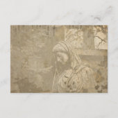  gotische stenen engel bruiloft receptie informatiekaartje (Achterkant)