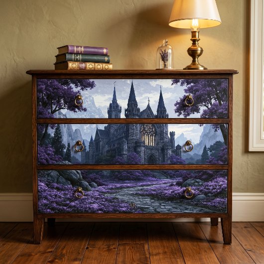 Gotische Stenen Kathedraal Bloemendal Decoupage Tissuepapier