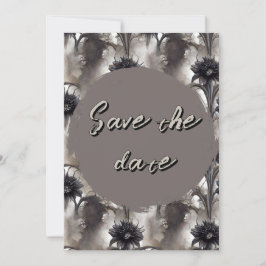 Gotische stijl donkere bewaar de datum save the date