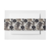 Gotische stijl donkere bloem uitnodigingen wikkel (Voorkant Voorbeeld)