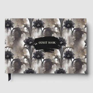 Gotische stijl donkere bruiloft gastenboek