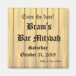 Gotische Stijl Ikat Save the Date Magnet