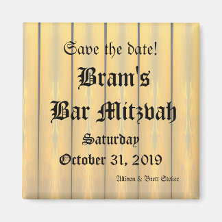 Gotische Stijl Ikat Save the Date Magnet