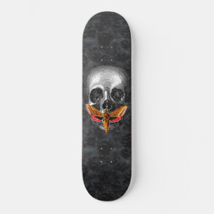 Gotische stilte van de schedels Mot Donker Persoonlijk Skateboard