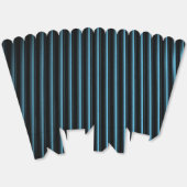 Gotische strepen bedankdoosjes (Ongevouwen)