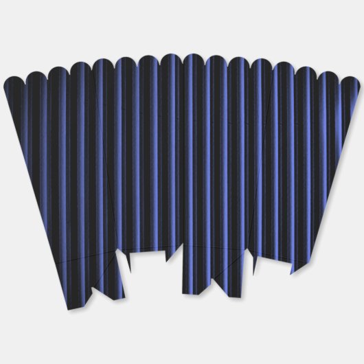 Gotische strepen bedankdoosjes (Ongevouwen)