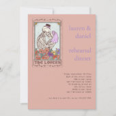 Gotische Tarot Kaart Lovers Bruiloft repetitie Din (Voorkant)