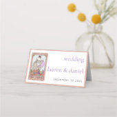 Gotische Tarot Kaart Lovers Place Card Plaatskaartje (Voorkant)