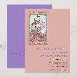 Gotische Tarot Kaart QR bruiloft avond feest
