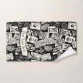 Gotische Tarot Kaart Victoriaans Witchcraft Apothe Bad Handdoek (Handdoek)